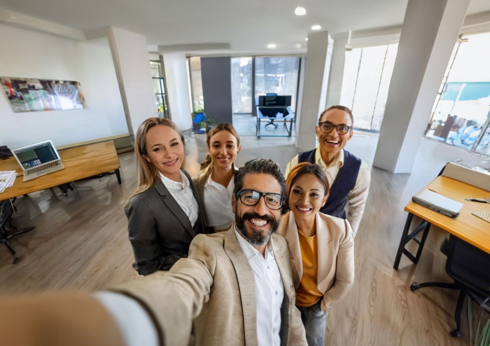 an image of accountants in business attire smiling at the camera an image of accountants in business attire smiling at the camera